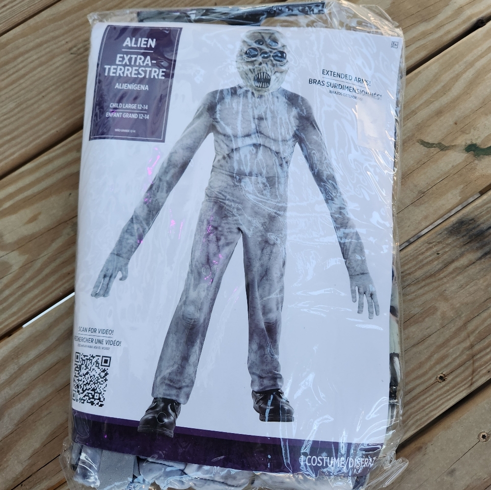 Kids L(12/14) Alien Halloween costume